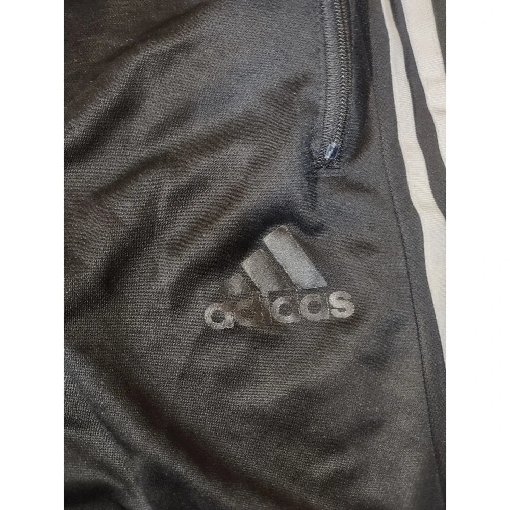 Adidas Mens Primeblue Aeroready 3-Stripe Athletic Shorts Black 2XLT Zip Pockets